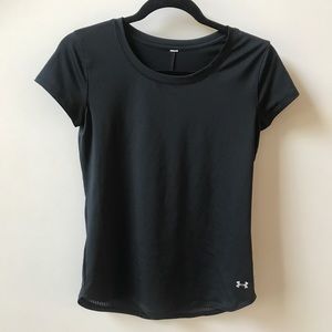 Under Armour Mesh Back Black Top